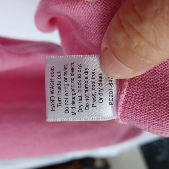 Pendleton Merino Wool Turtleneck, pink, EUC - Picture 7 of 7